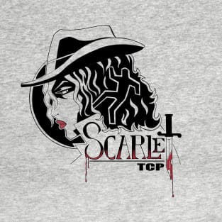 Scarlet TCP Transparent Logo T-Shirt